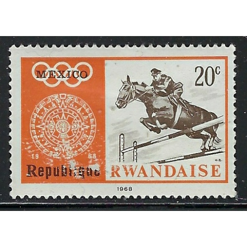 Rwanda 266 MH 1968 Olympics (ap9248)