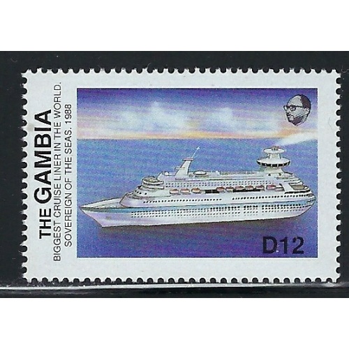Gambia 785 MNH 1988 Ship (fe2053)