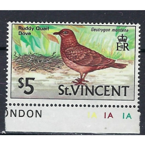 St Vincent 294 MNH 1970 Bird (ak1395)