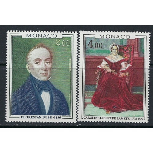 Monaco 1135-36 MNH 1978 Paintings (ak3292)