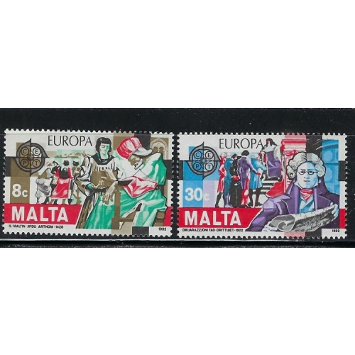 Malta 614-15 MNH 1982 Europa (an4586)