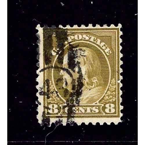 U.S. 508 Used 1917 Benjamin Franklin