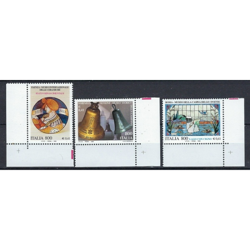 Italy 2287-89 MNH 1999 Museums (an9801)