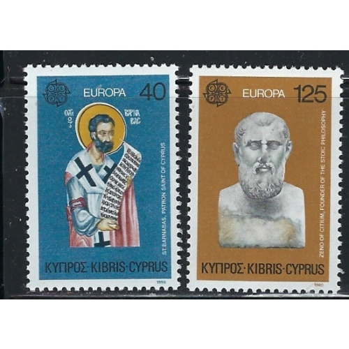 Cyprus 533-34 MNH 1980 Europa (an6638)
