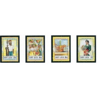 St Lucia 1031-34 MNH 1996 Carnival (fe7177)