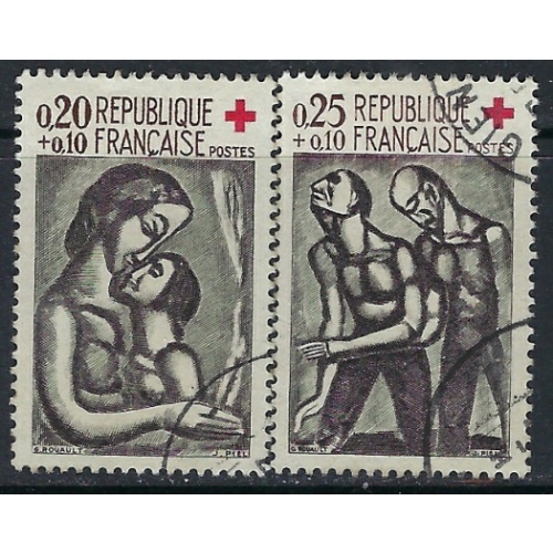 France B356-57 CTO 1961 set (ak3451)