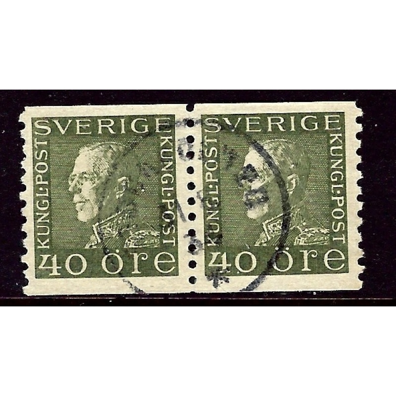 Sweden 183 Used 1929 Coil Pair    (ap3490)