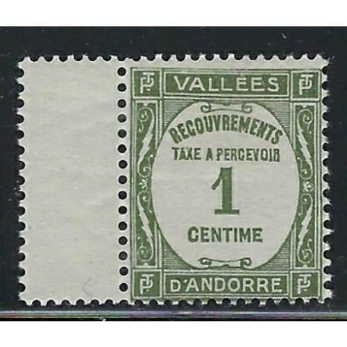 French Andorra J16 MH 1935 issue (an6142)