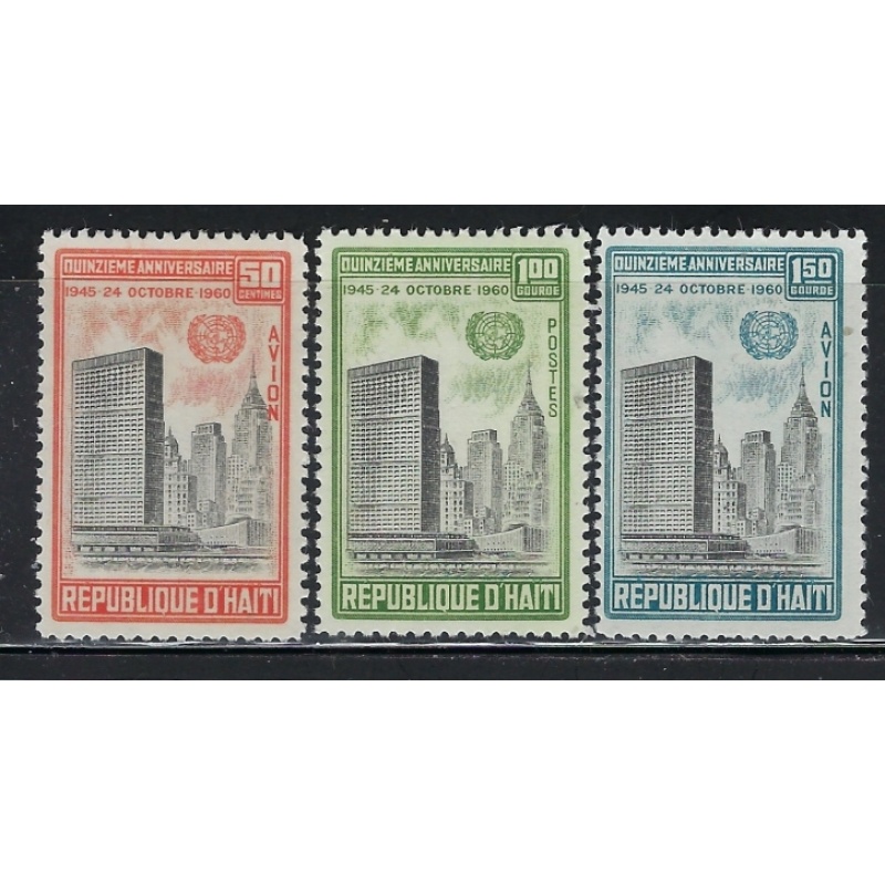 Haiti 469; C168-69 MNH 1960 set (fe7792)