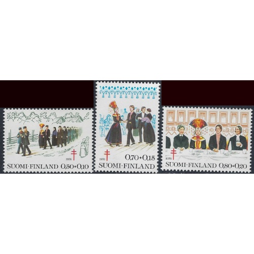 Finland B207-09 MNH 1976 set (ak6878)