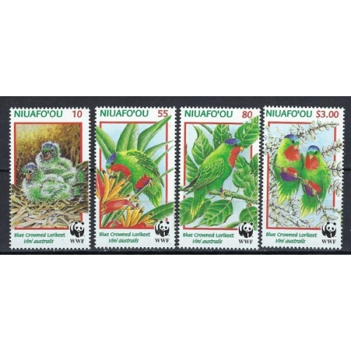 Tonga Niuafo'ou 202-05 MNH 1998 Birds (an8909)