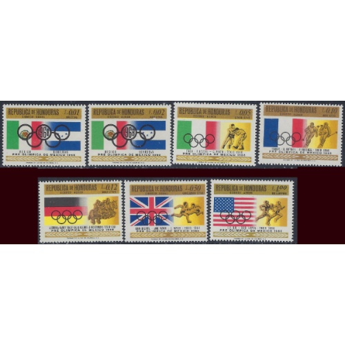 Honduras C429-35 MNH 1968 Olympics (ak6305)