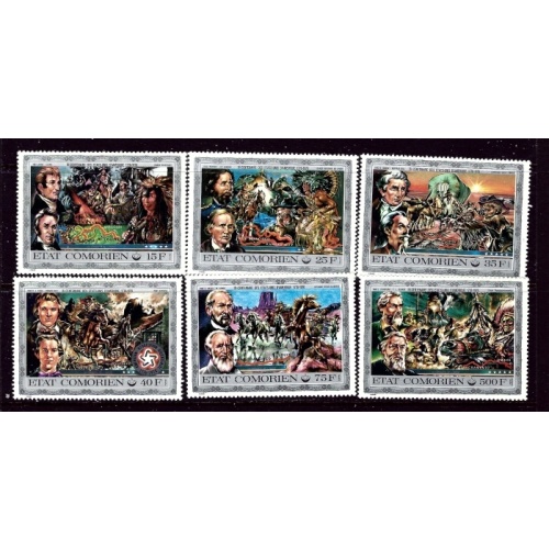 Comoro Is 165-70 MNH 1976 American Bicentennial    (ap4022)