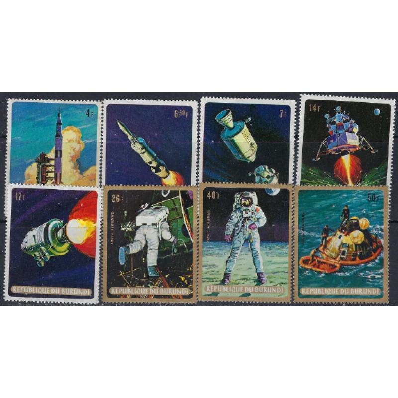 Burundi 297-301/C104-06 MNH 1969 First Moon Landing (ak6255)