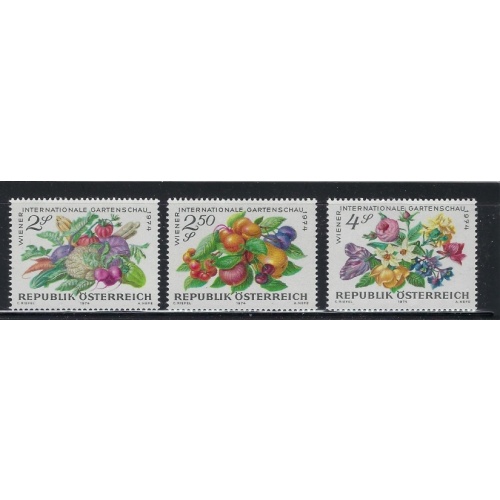 Austria 982-84 MNH 1974 issues (an9683)