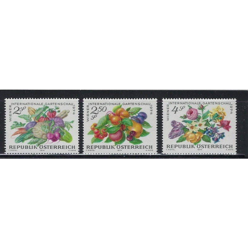 Austria 982-84 MNH 1974 issues (an9683)