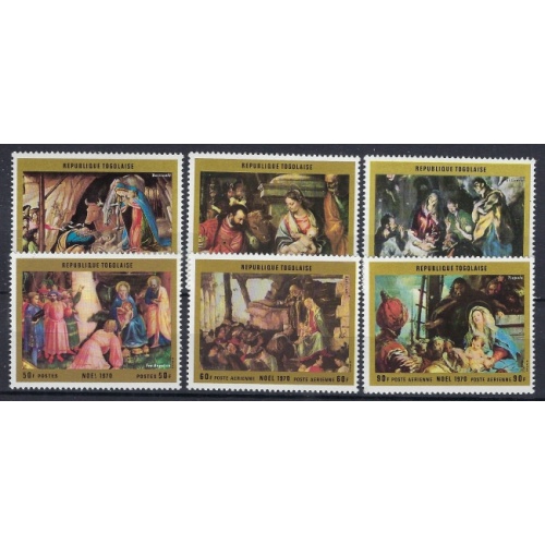 Togo 760-63; C141-42 MNH 1970 Christmas (an9930)