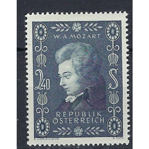 Austria 609 MH 1956 issue (an8557)