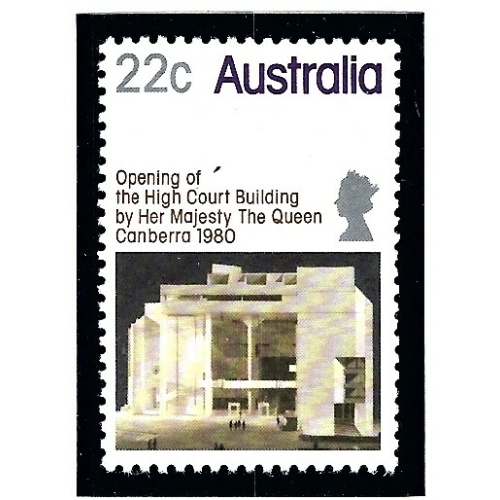 Australia 742 MNH 1980 Opening of High Court Building    (ap5509)