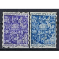 Italy 535-36 MH 1950 set (an8332)