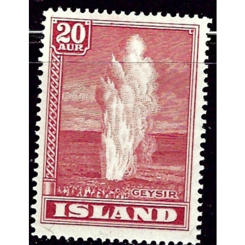 Iceland 204 LH 1938 Geyser (ap9300)
