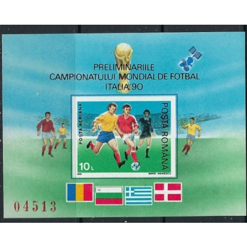 Romania 3600a MNH 1990 Soccer (ak1070)