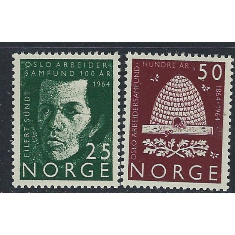 Norway 450-51 MNH 1964 set (ak3259)