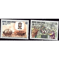 Cyprus 579-80 MNH 1982 Europa (ak5284)