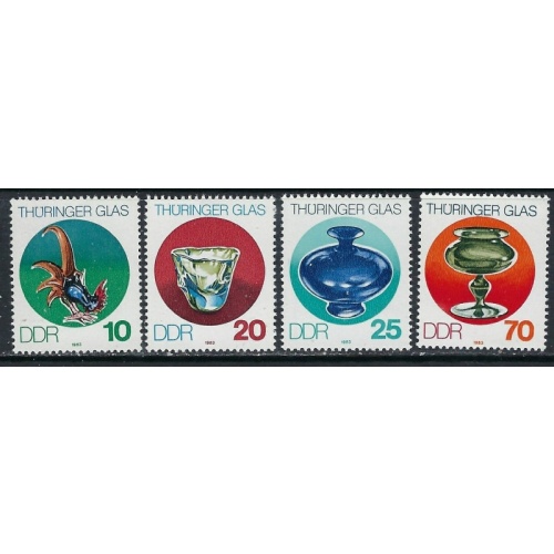 Germany DDR 2379-82 MNH 1983 Thurngia Glass (ak4685)