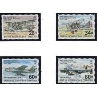 British Indian Ocean Terr 198-201 MNH 1998 Royal Air Force 80th Anniversary (...