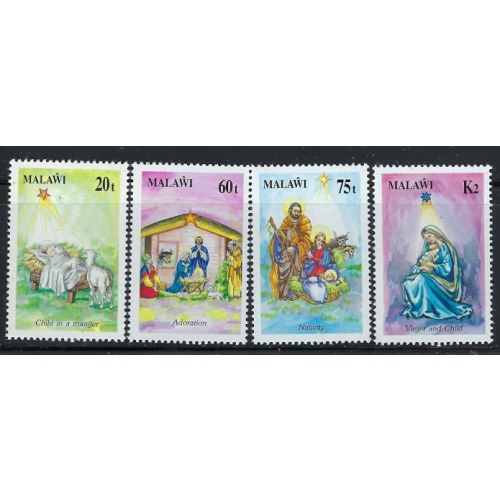 Malawi 594-97 MNH 1991 Christmas (an1183)