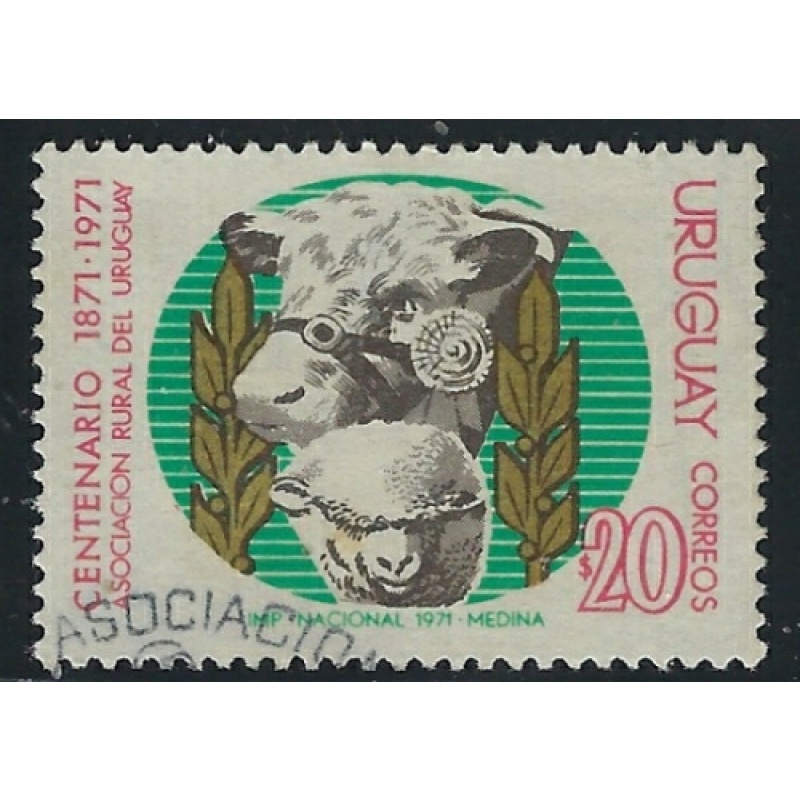 Uruguay 804 Used 1971 issue (fe5141)