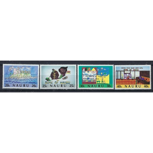 Nauru 321-24 MNH 1986 Bank of Nauru (an9469)