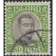 Iceland O45 Used 1920 issue (ak6432a)