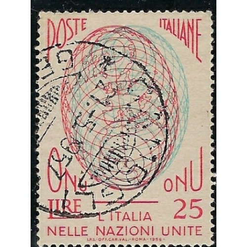 Italy 718 Used 1956 issue (ak4023)
