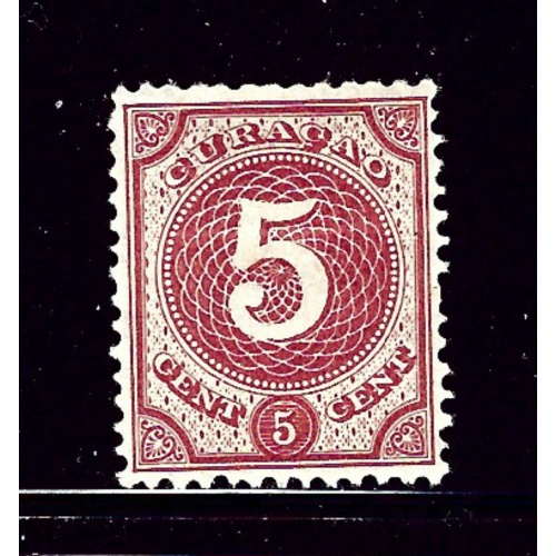 Netherlands Antilles 17 MHR 1889 issue