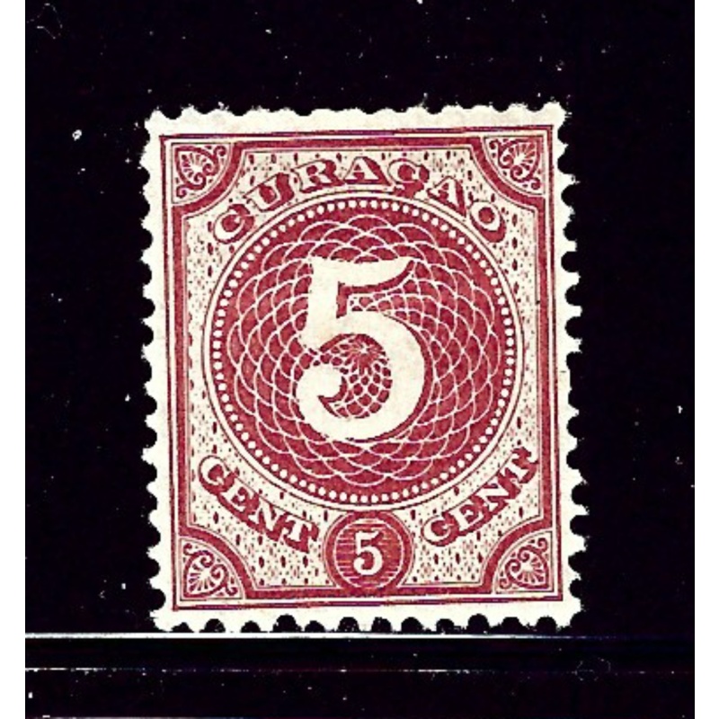 Netherlands Antilles 17 MHR 1889 issue