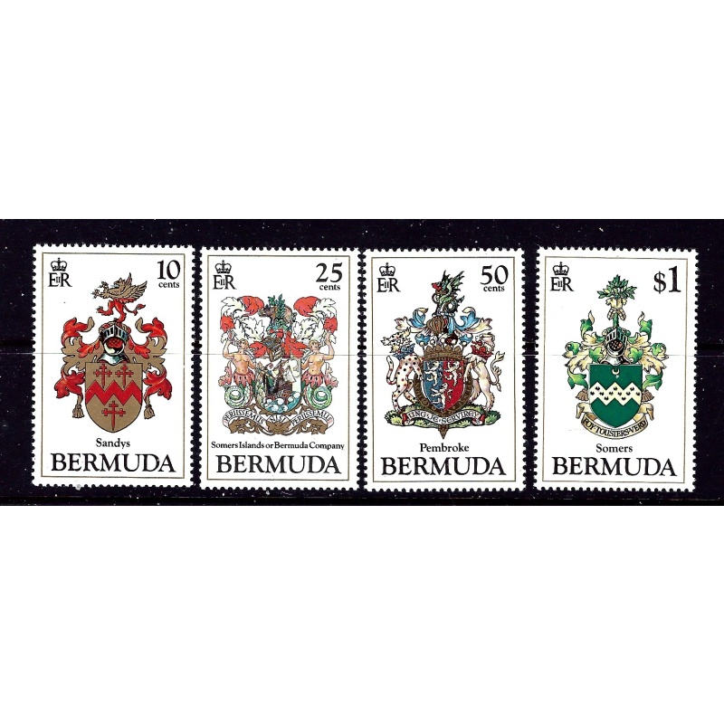 Bermuda 433-36 MNH 1983 Coats of Arms