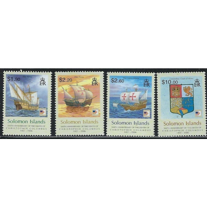 Solomon Is 1048-51 MNH 2006 Christopher Columbus (fe2433)