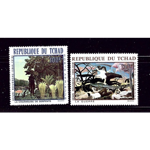 Chad C43-44 MNH 1968 Paintings