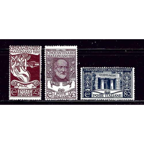 Italy 140-42 MNH 1922 complete set