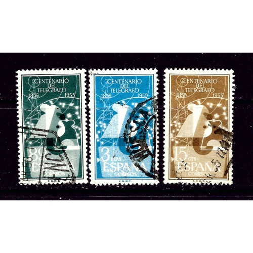 Spain 839-41 Used 1955 set