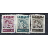 Bolivia 455-57 Used 1962 issues (an9524)