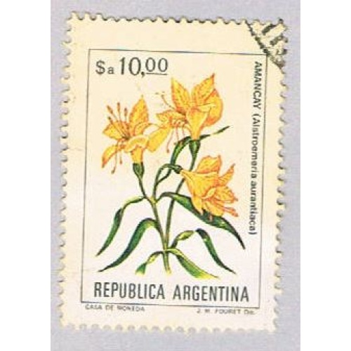 Argentina 1439 Used Flowers 1 1983 (BP54210)