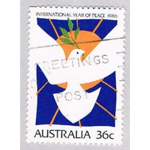 Australia 1004 Used Peace Year 1986 (BP55820)