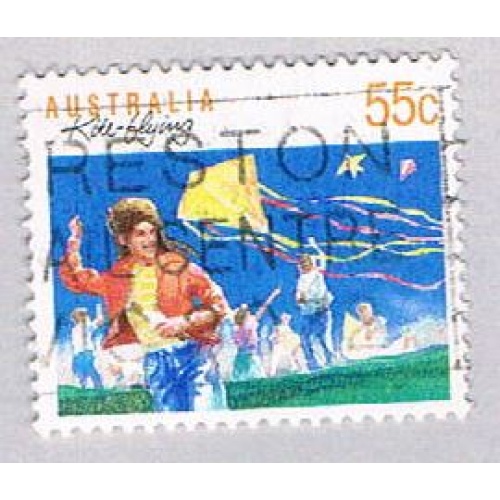 Australia 1110 Used Kite Flying 1 1989 (BP55504)
