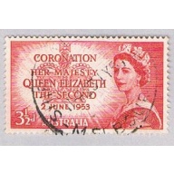 Australia 259 Used QEII Coronation 1 1953 (BP55422)