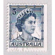 Australia 319 Used QEII Blue 5d 2 1959 (BP55705)