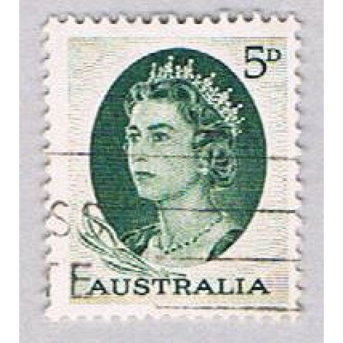 Australia 365 Used QEII Green 5d 2 1963 (BP55720)