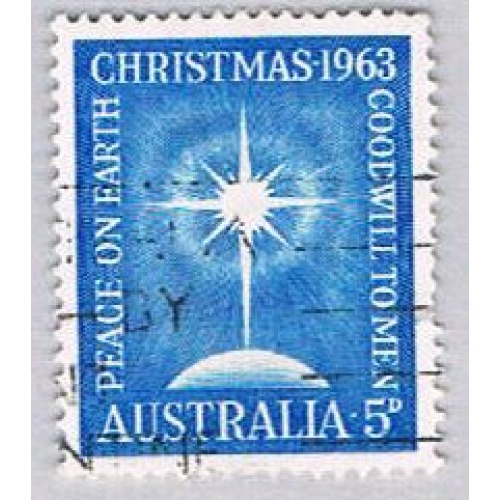 Australia 380 Used Star of Bethlehem 1 1963 (BP55520)